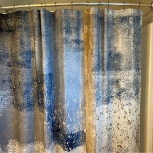 Oliver Gal 'In The Mid Summer' Abstract Decorative Shower Curtain